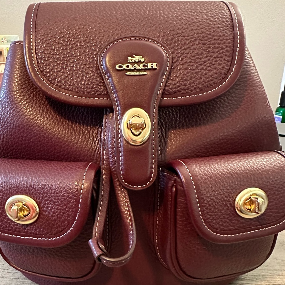 Coach Hadley Backpack Dark Vine
